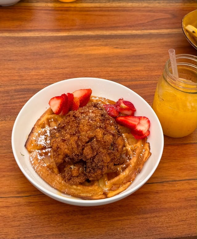 Chicken and Waffles.