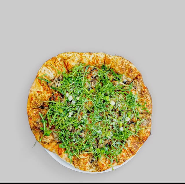 Mushroom Pizza.