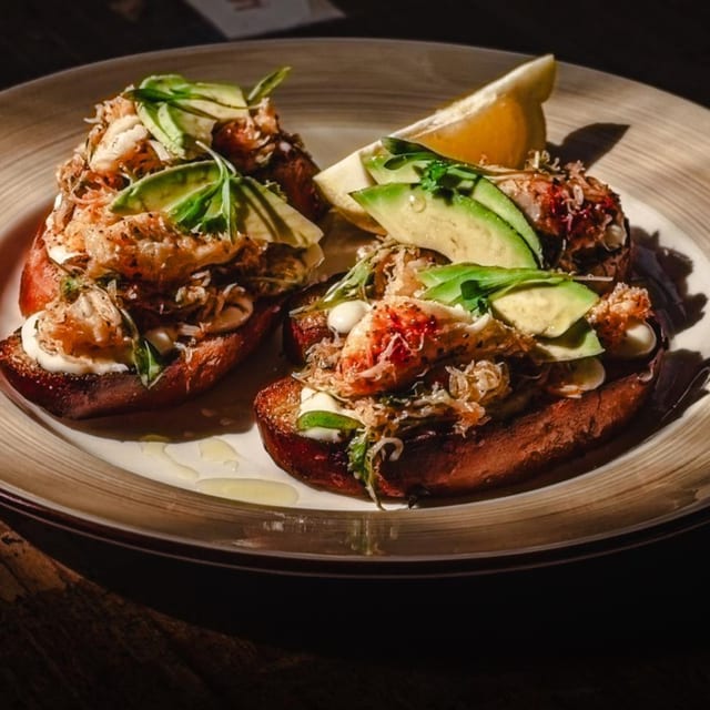 Crab Toast.