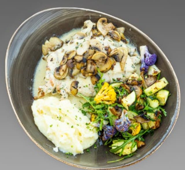 Creamy Mushroom Chicken.