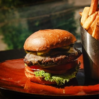 Akaushi Beef Cheeseburger
