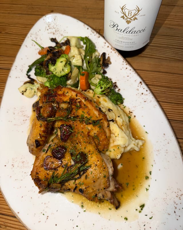 1/2 Roasted Chicken.