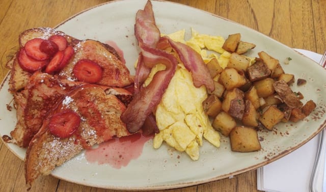 Strawberry French Toast Combo.