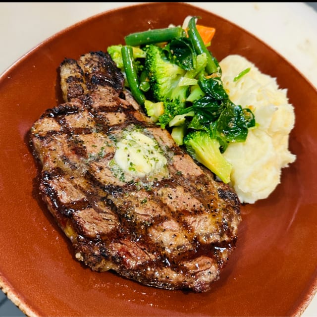 Ribeye Steak.
